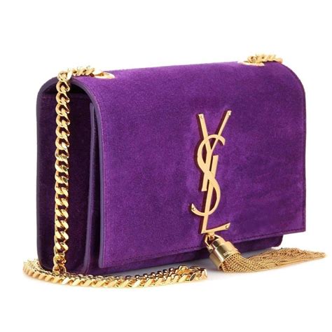 ysl suede purple bag|ysl bags france.